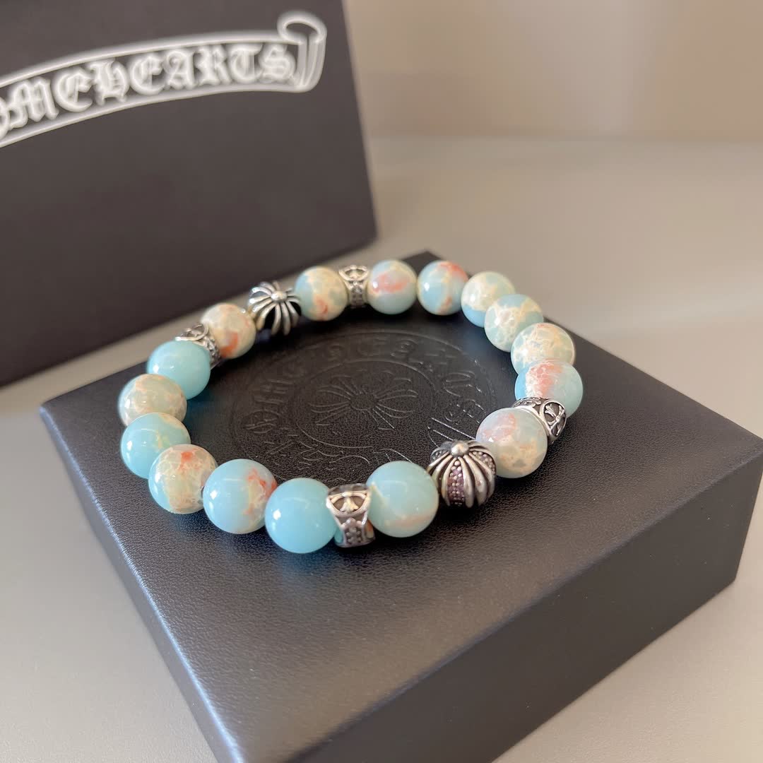 Chrome Hearts Chromecrafts Blue Opal Bracelet